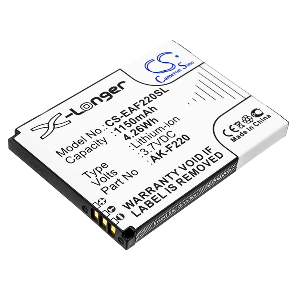 Yhteensopiva akun vaihto Emporia AK-F220,SD474050A