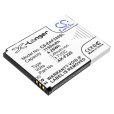 Yhteensopiva akun vaihto Tiptel AK-F220,SD474050A