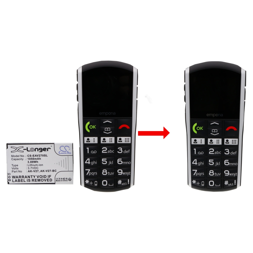 Akut Matkapuhelimen akku CS-EAV270SL