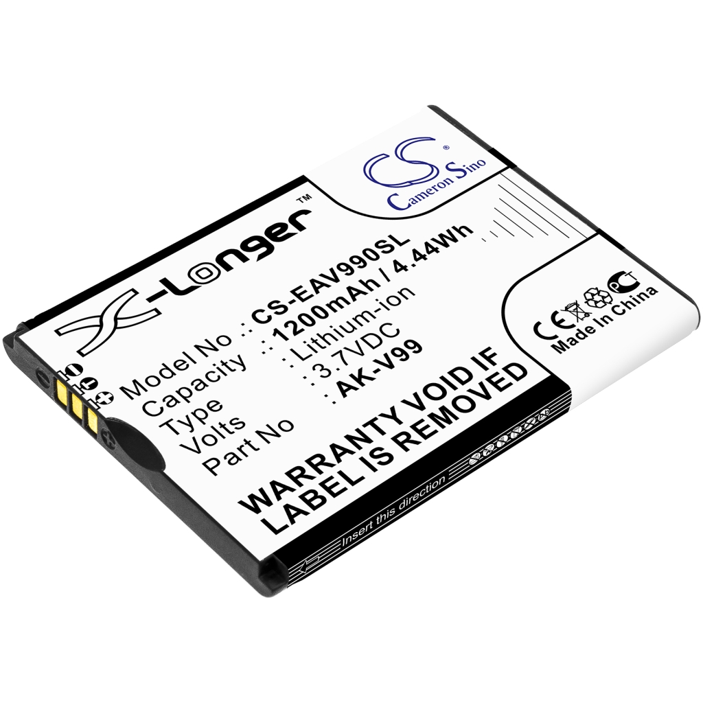 Yhteensopiva akun vaihto Emporia AK-V99