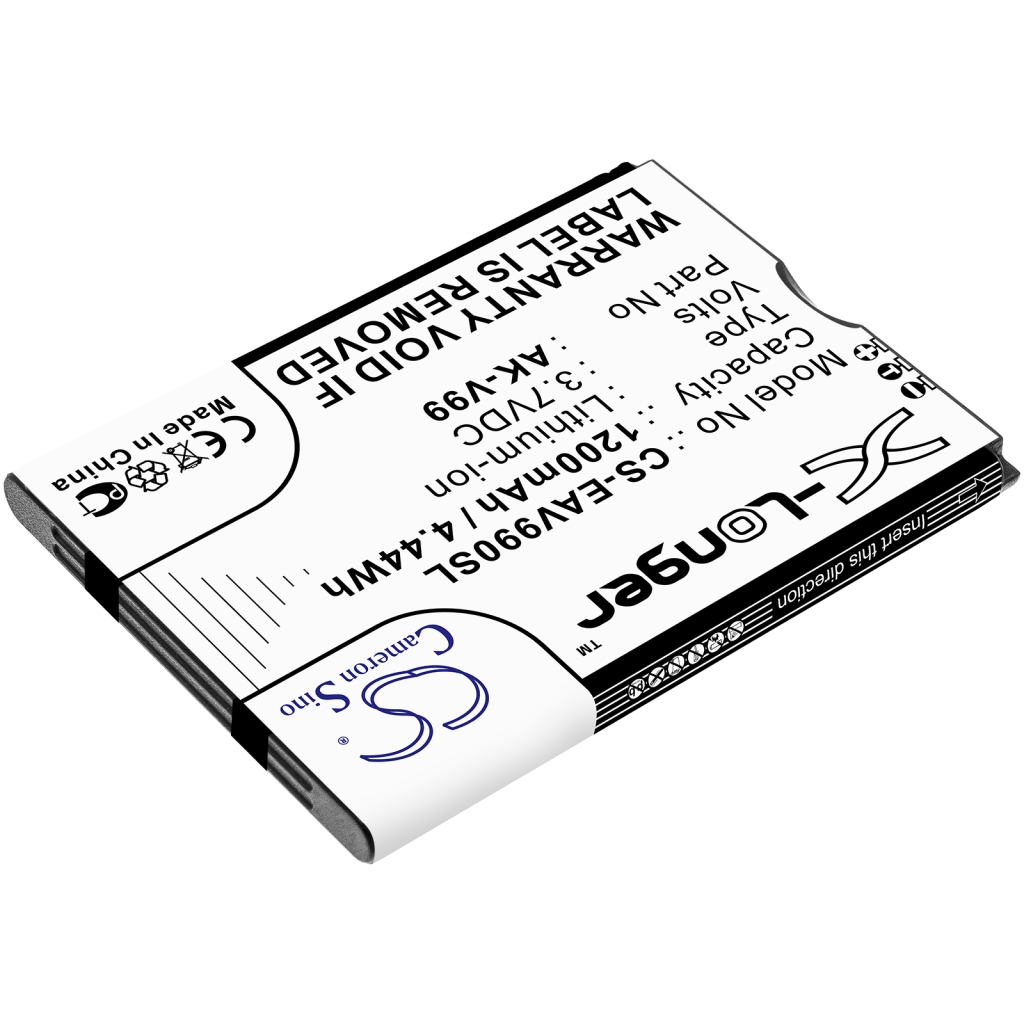 Yhteensopiva akun vaihto Emporia AK-V99