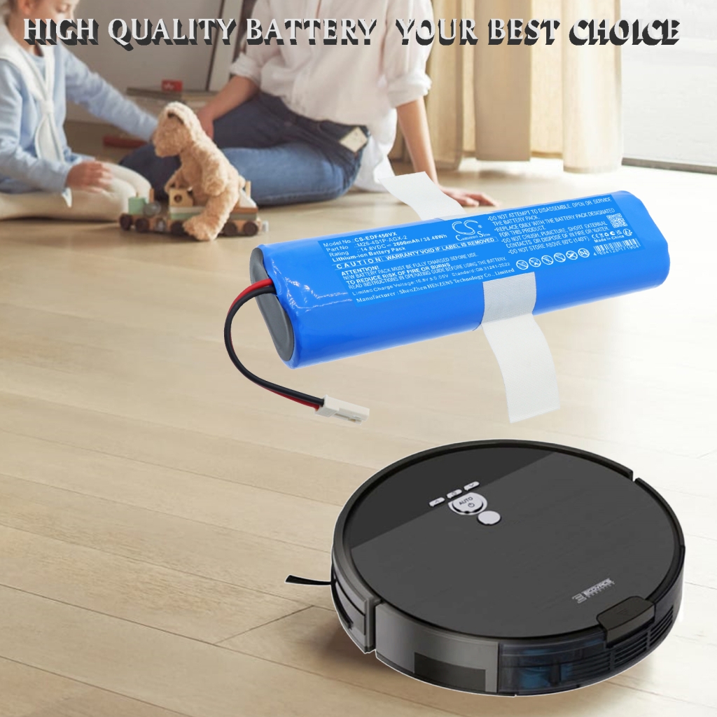 Akku yhteensopiva Ecovacs CS-EDF450VX