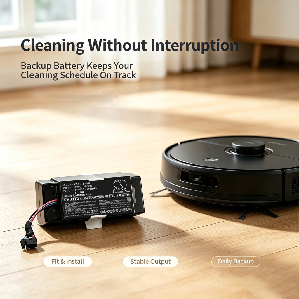 Akku yhteensopiva Ecovacs Yeedi CS-EDT510VH