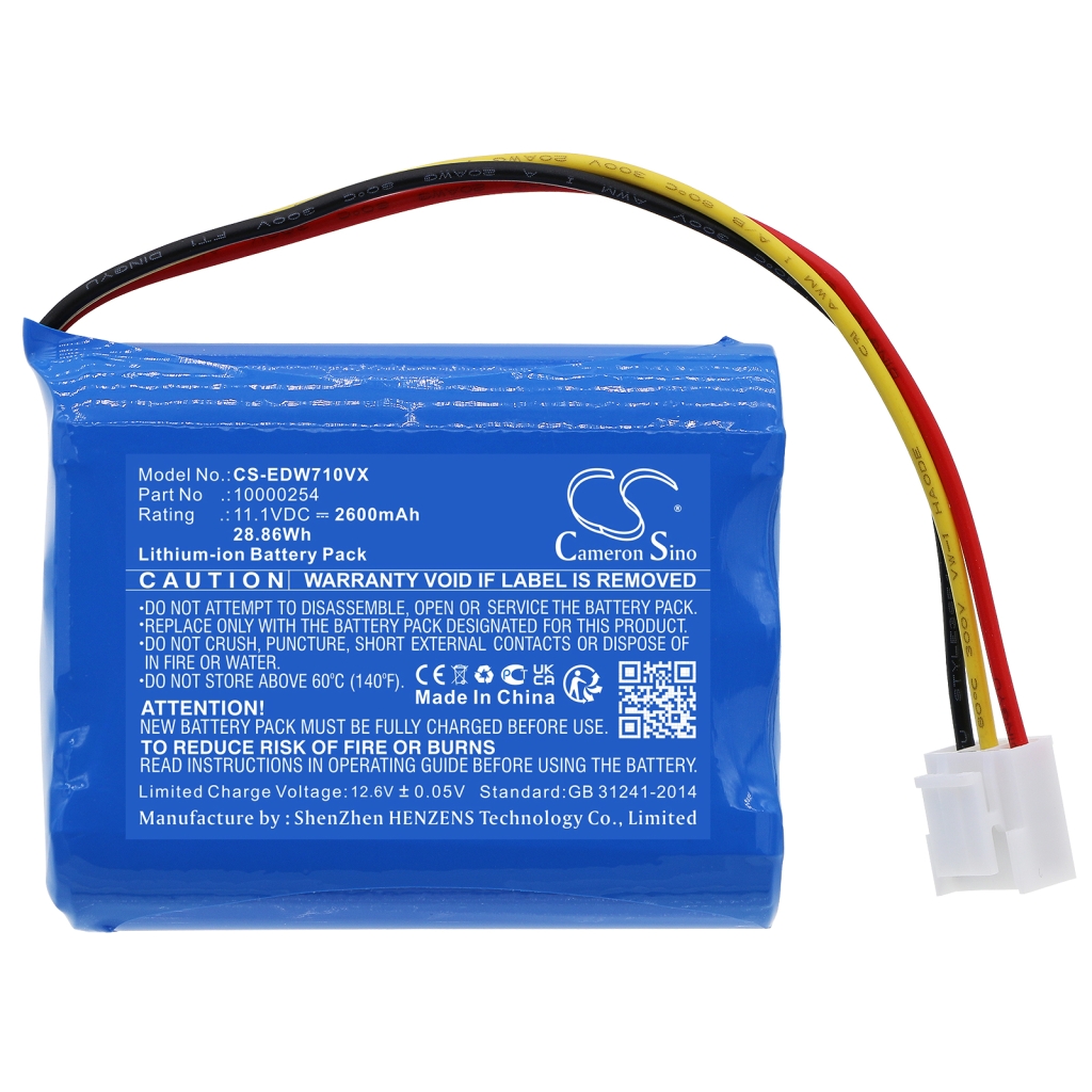 Yhteensopiva akun vaihto Ecovacs 10000254
