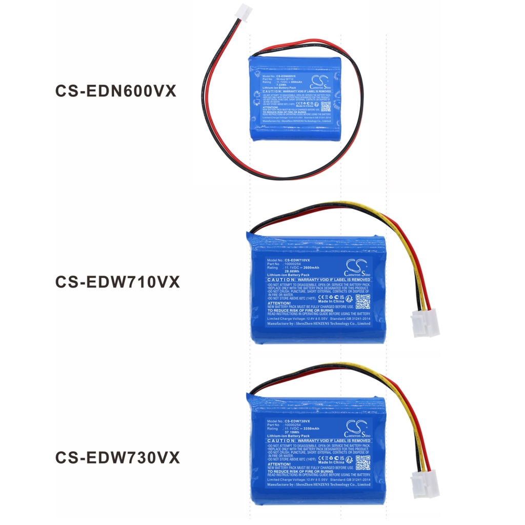 Yhteensopiva akun vaihto Ecovacs 10000254
