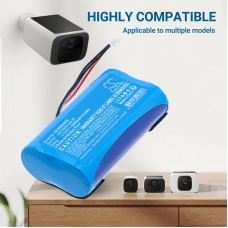 Yhteensopiva akun vaihto Eufy SW18650 34M 2P