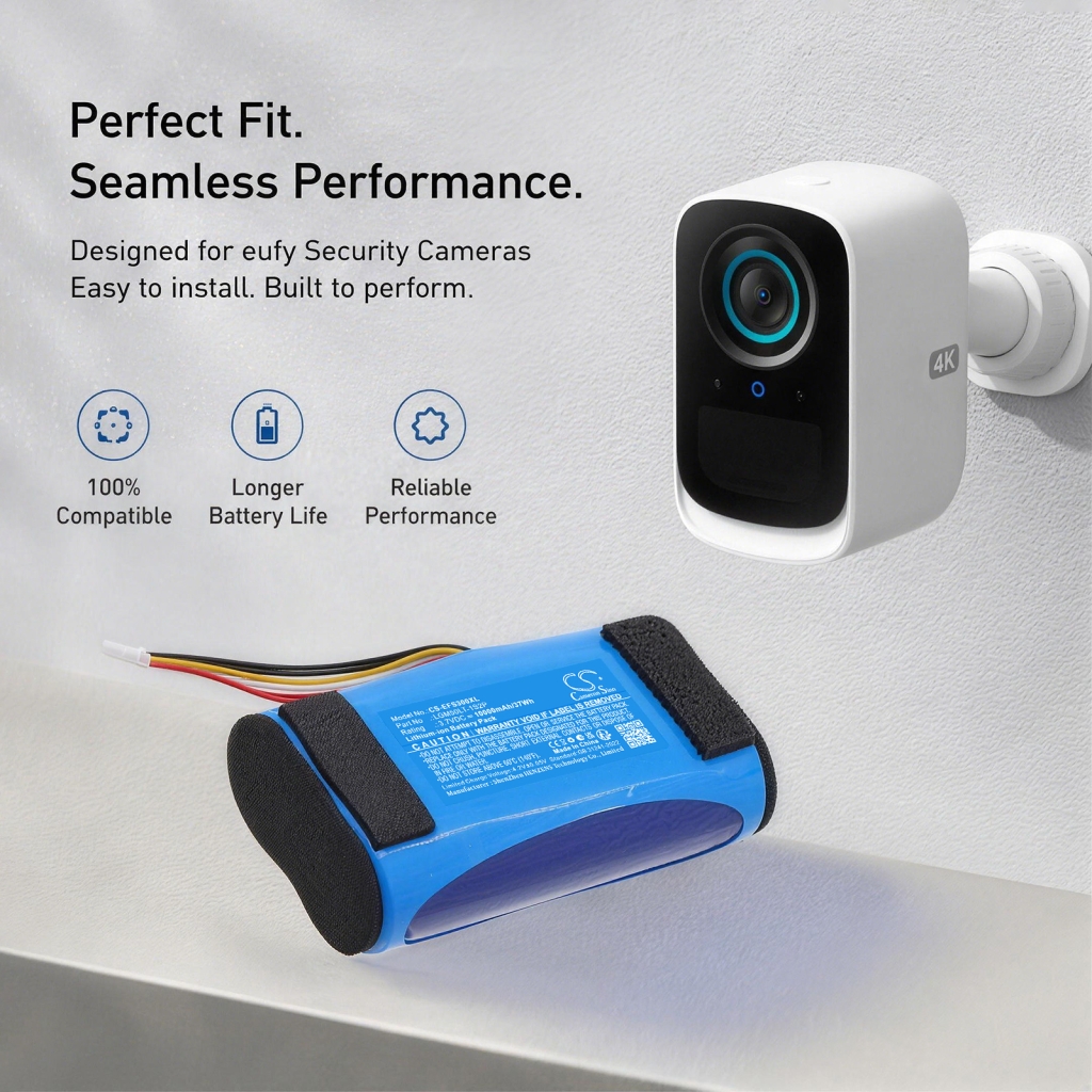 Battery compatible with Eufy CS-EFS300XL