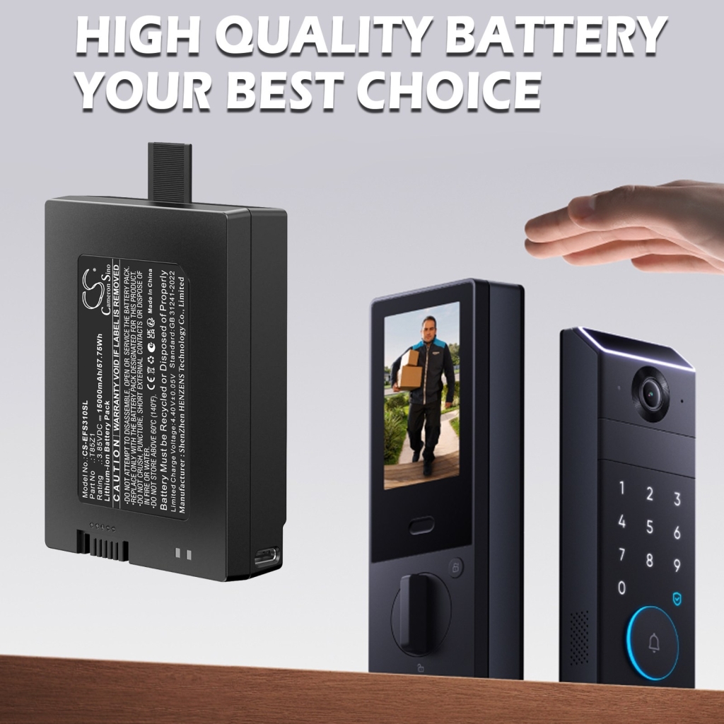 Battery compatible with Home Security Camera Battery