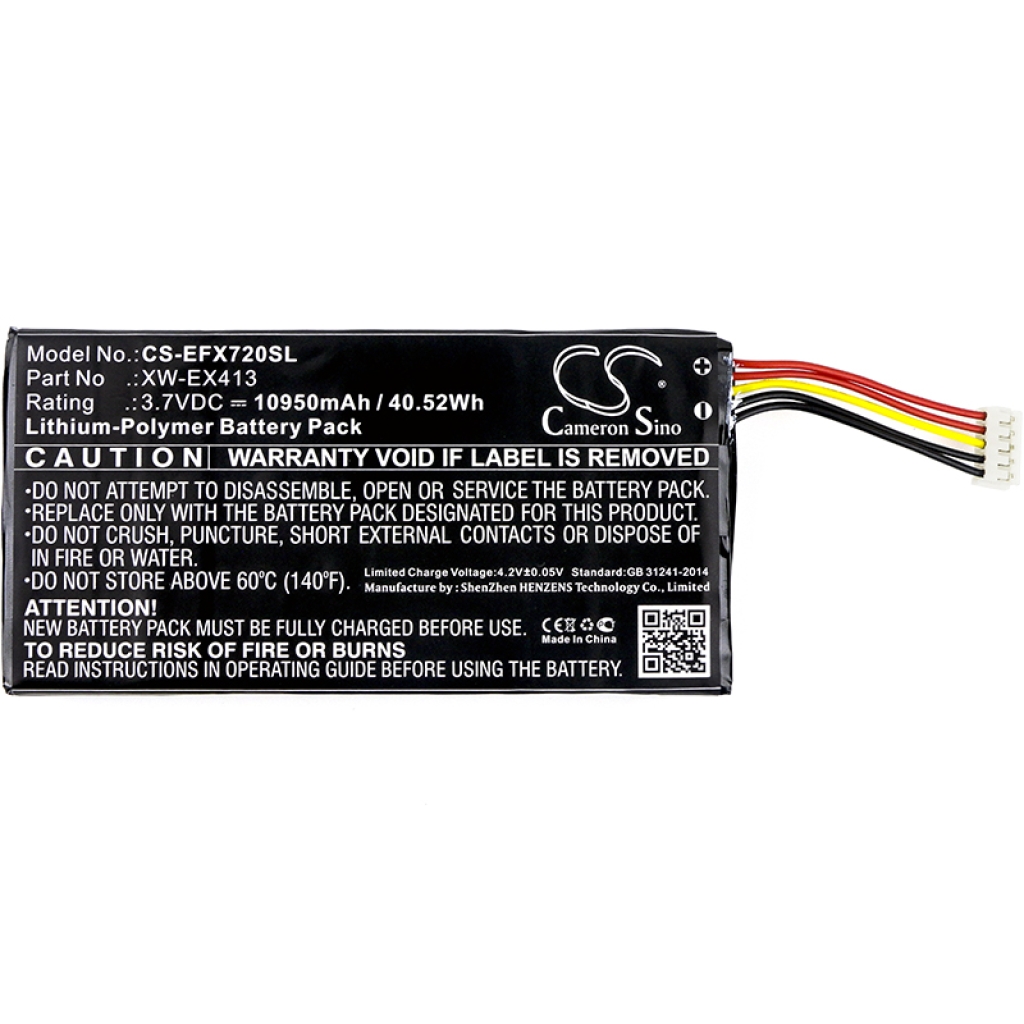 Työkalujen akku Exfo MAX-720B (CS-EFX720SL)