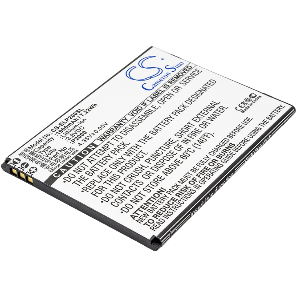 Yhteensopiva akun vaihto Elephone P2000