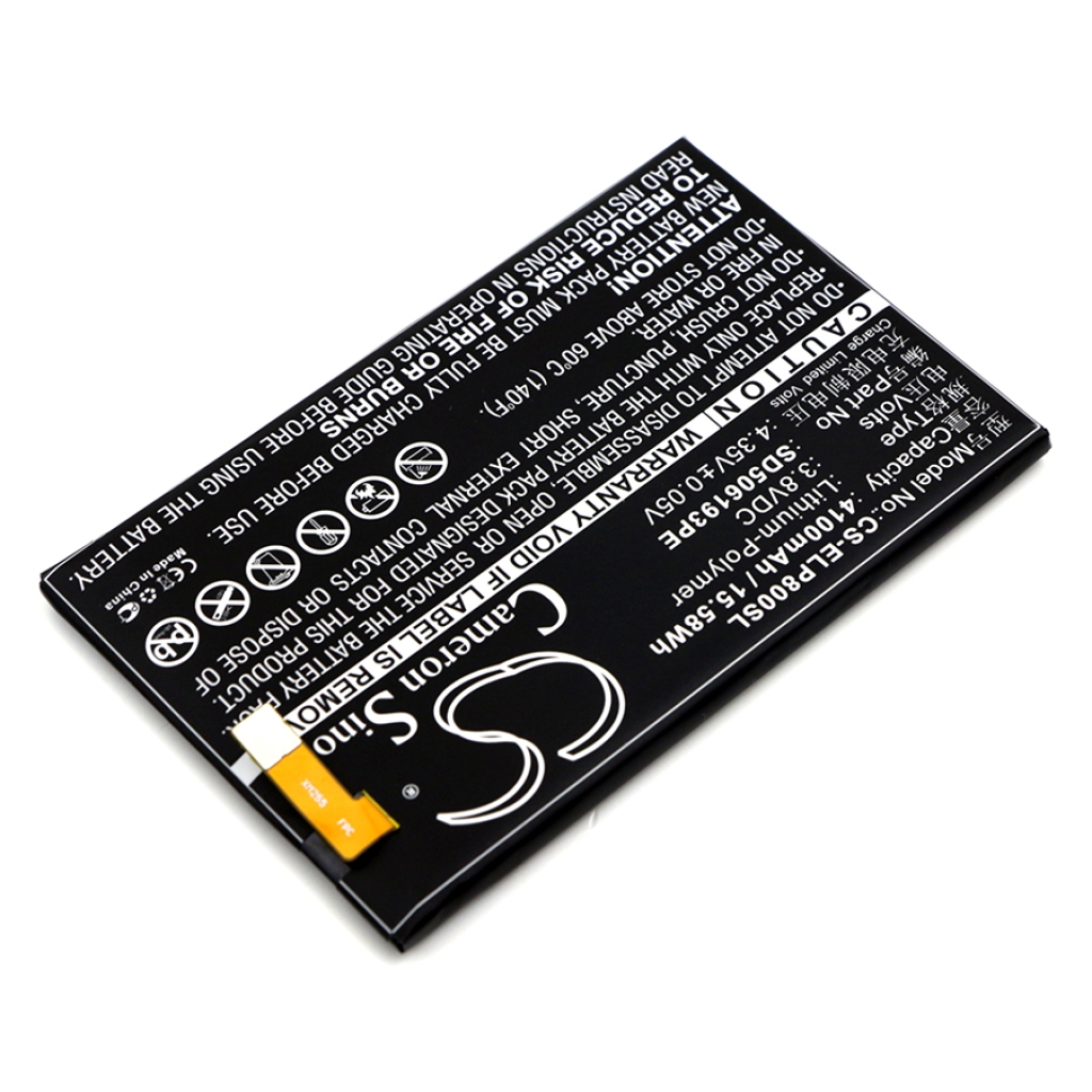 Yhteensopiva akun vaihto Elephone SD506193PE