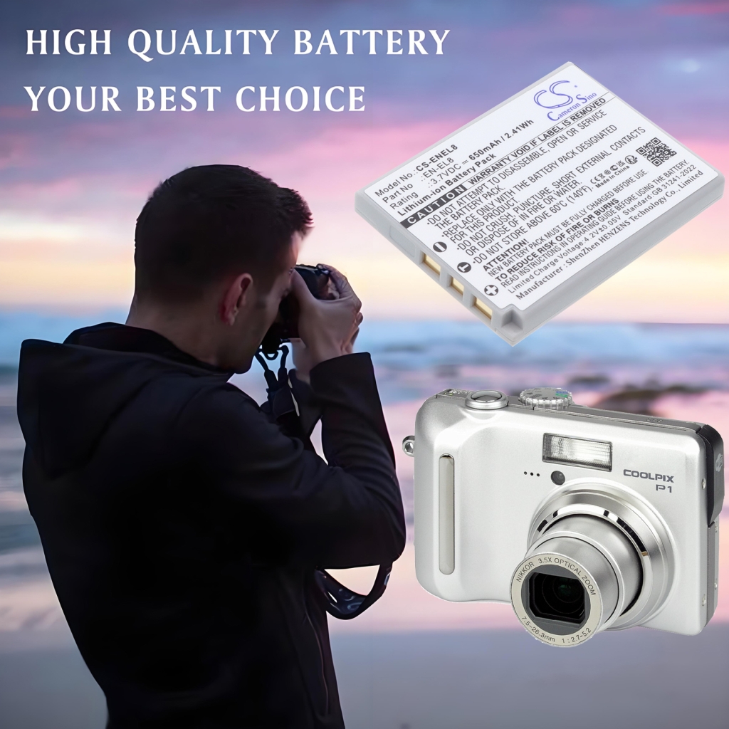 Akut Kameran akku CS-ENEL8