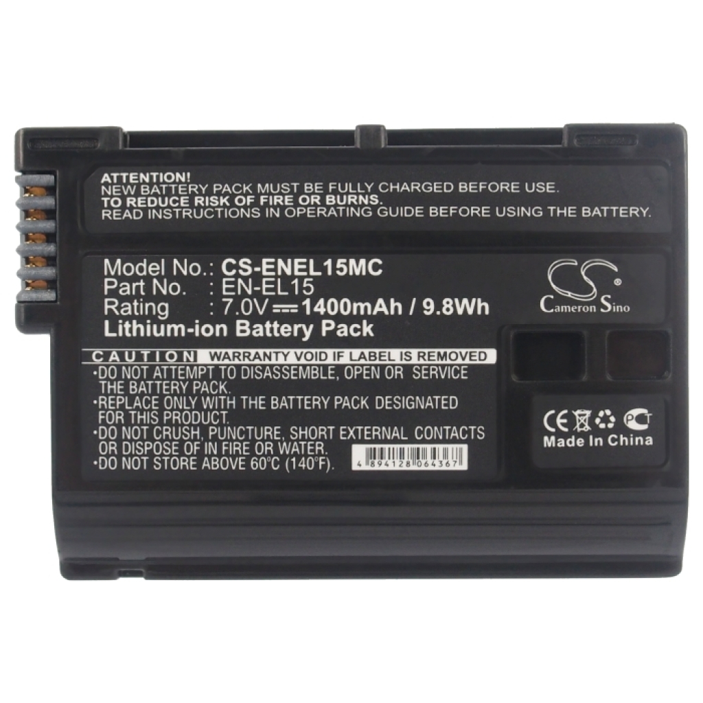 Camera Battery Nikon D800