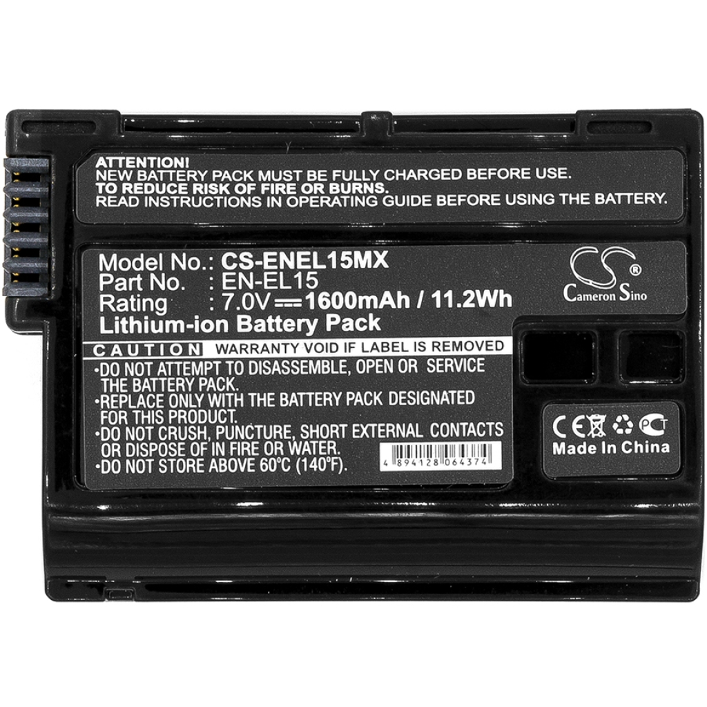 Camera Battery Nikon D7200