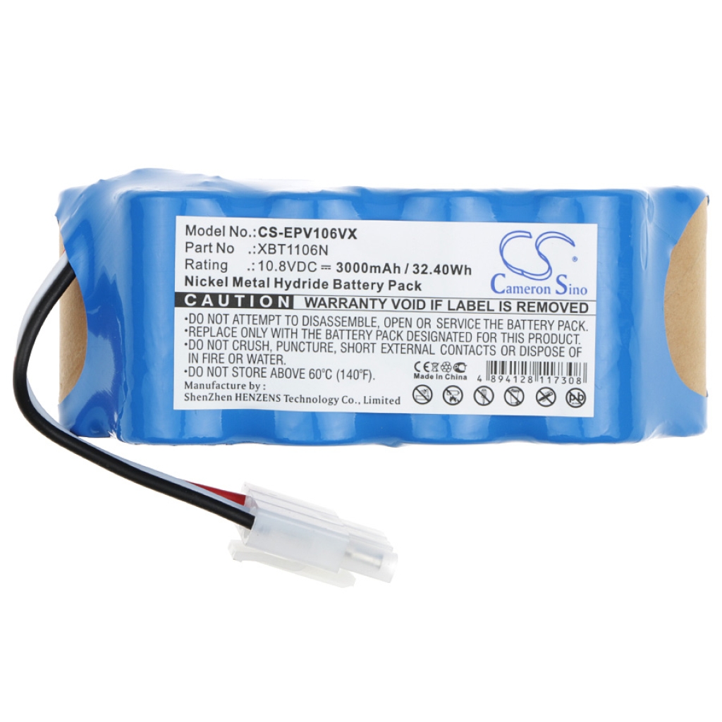 Yhteensopiva akun vaihto Shark XBT1106N