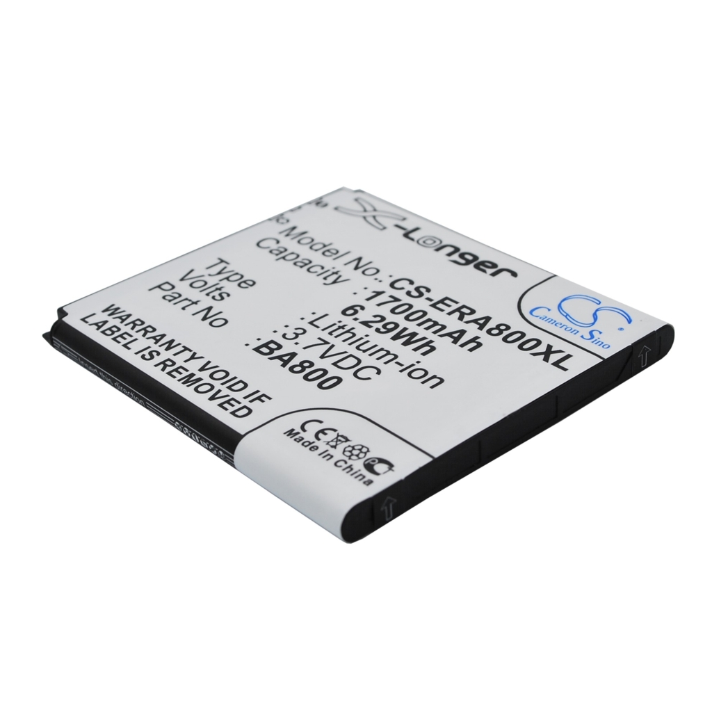 Yhteensopiva akun vaihto Sony Ericsson BA800