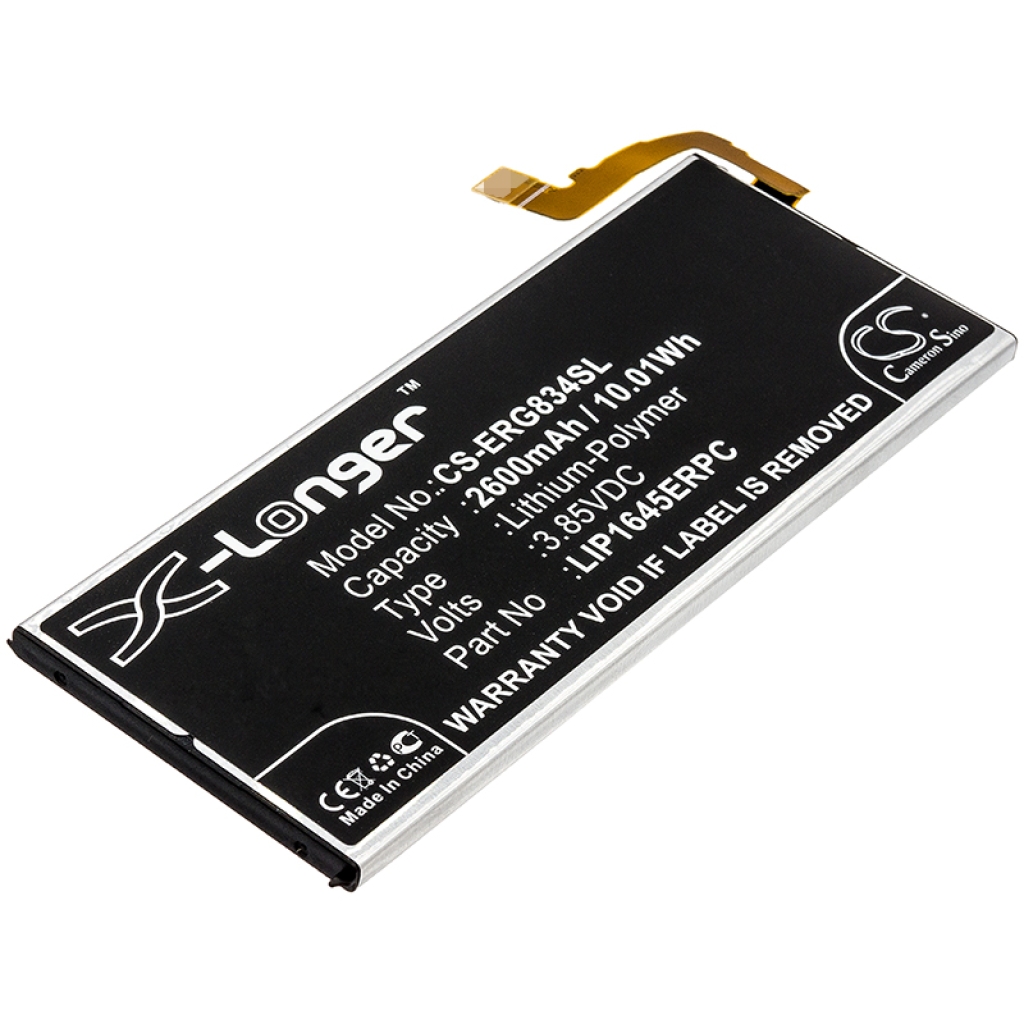 Yhteensopiva akun vaihto Sony LIP1645ERPC
