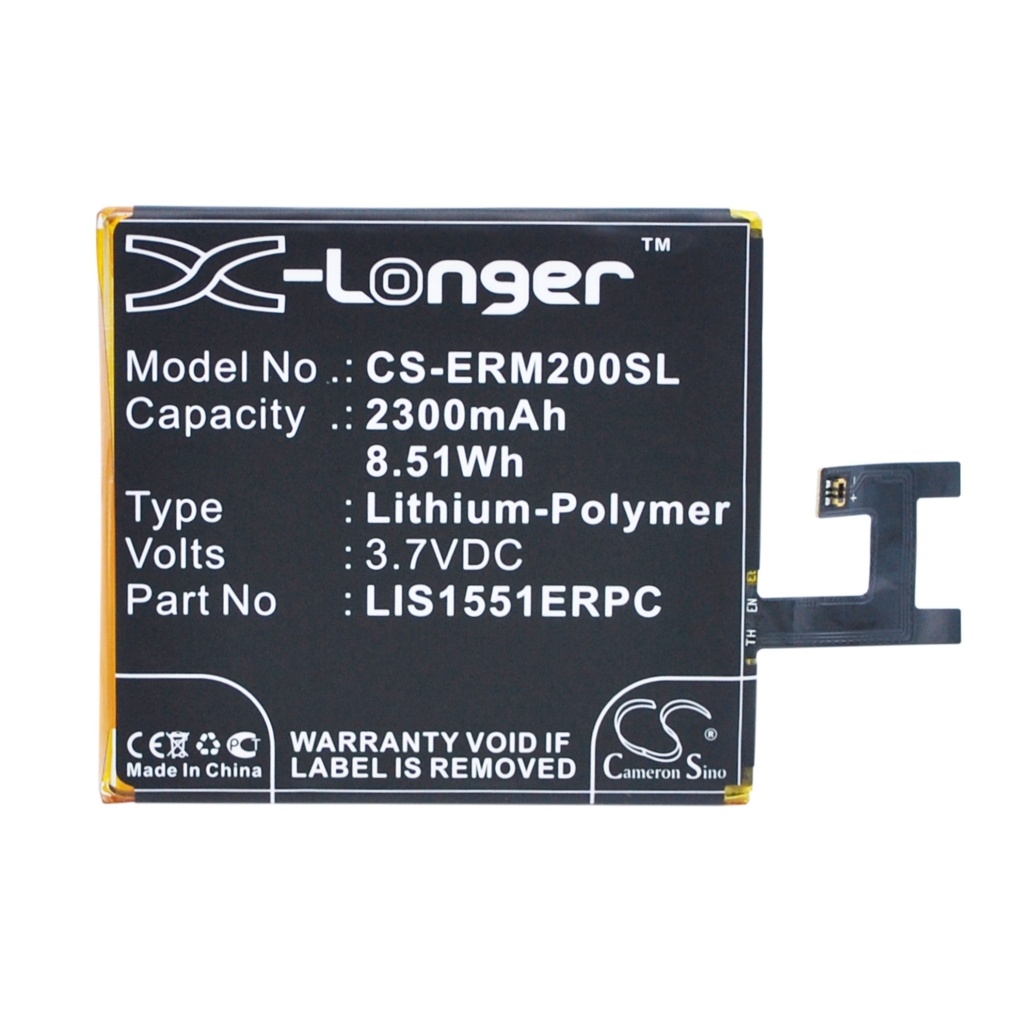 Yhteensopiva akun vaihto Sony Ericsson LIS1551ERPC