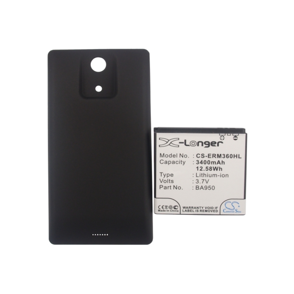 Akku yhteensopiva Sony Ericsson CS-ERM360HL