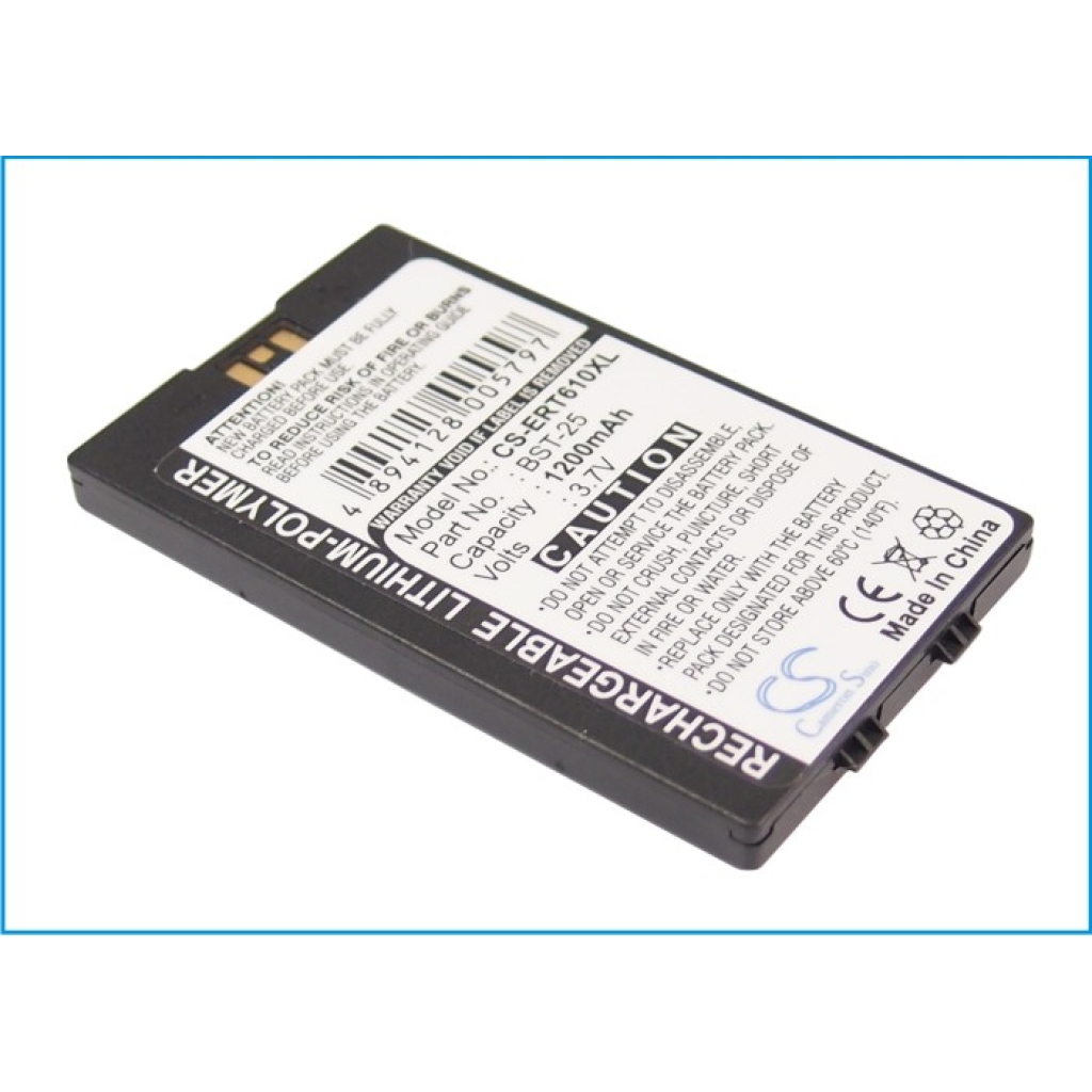 Akku yhteensopiva Sony Ericsson CS-ERT610XL