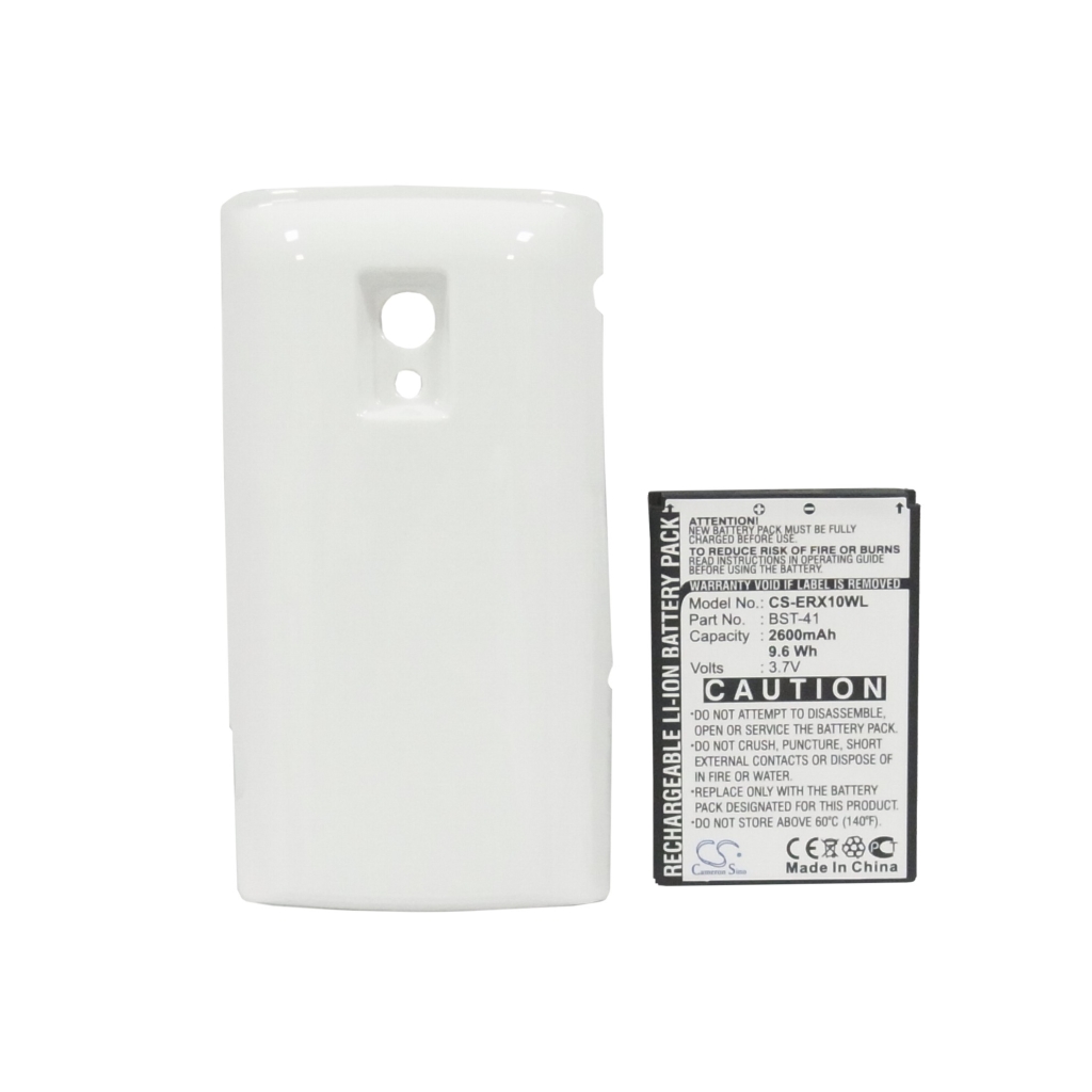 Yhteensopiva akun vaihto Sony Ericsson BST-41,SO04