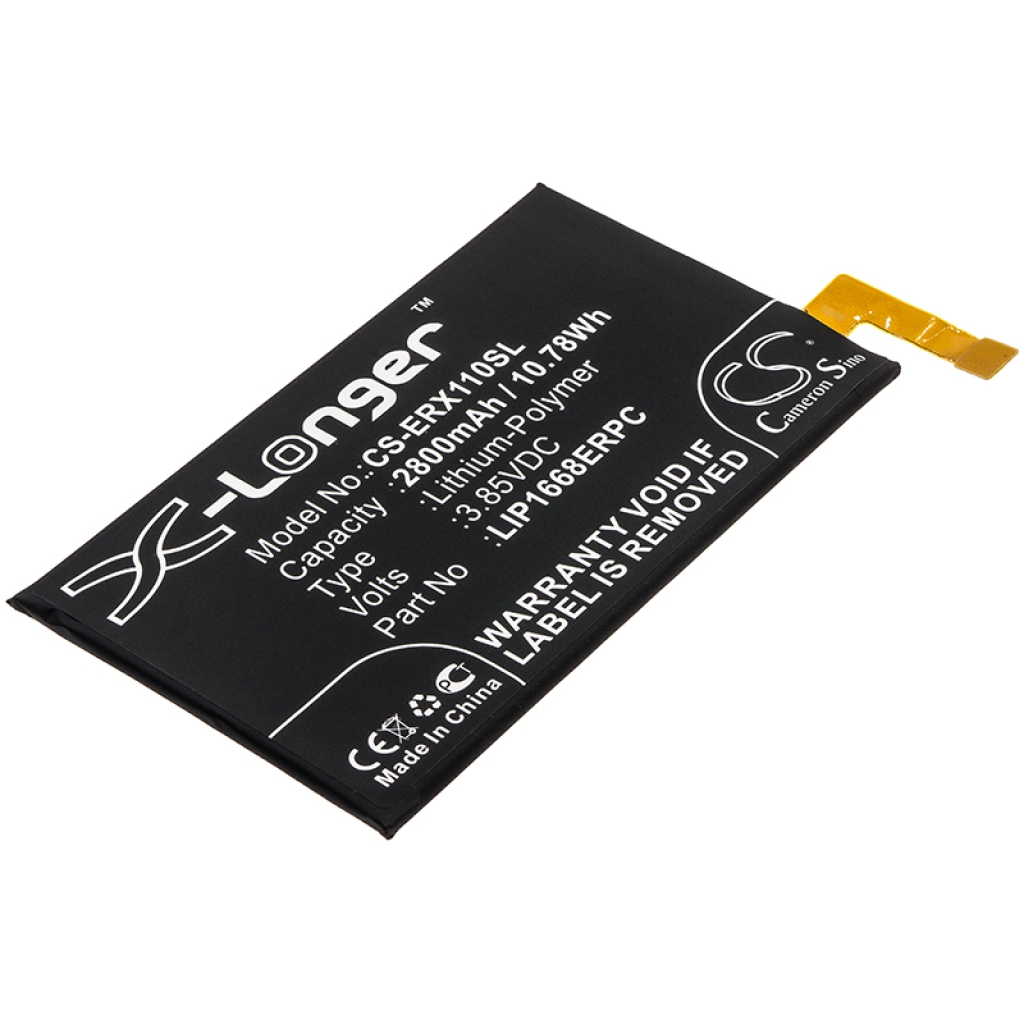 Yhteensopiva akun vaihto Sony LIP1668ERPC