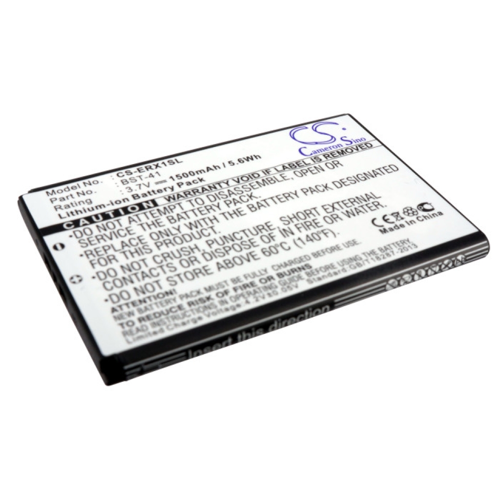 Yhteensopiva akun vaihto Sony Ericsson BST-41,SO04