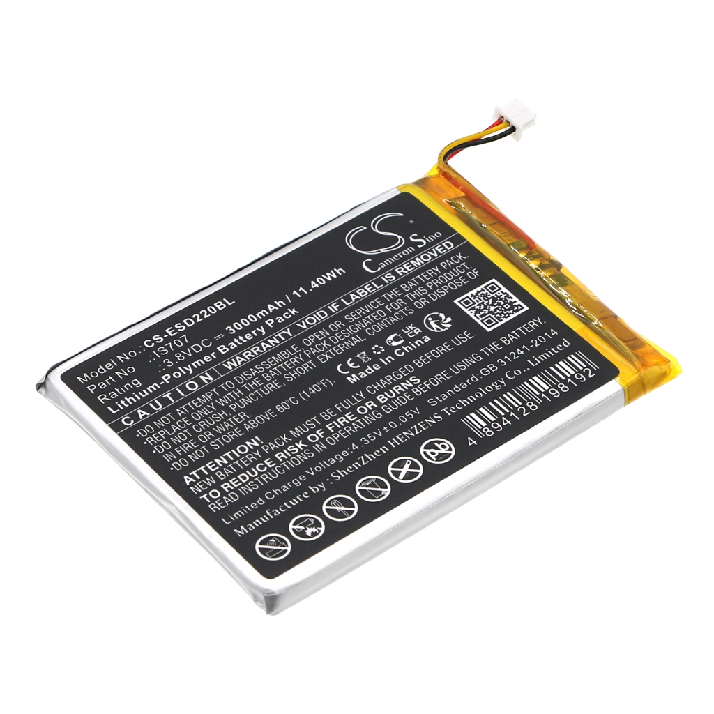 Akut Maksupäätteen akku CS-ESD220BL