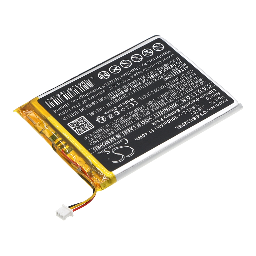 Akut Maksupäätteen akku CS-ESD220BL