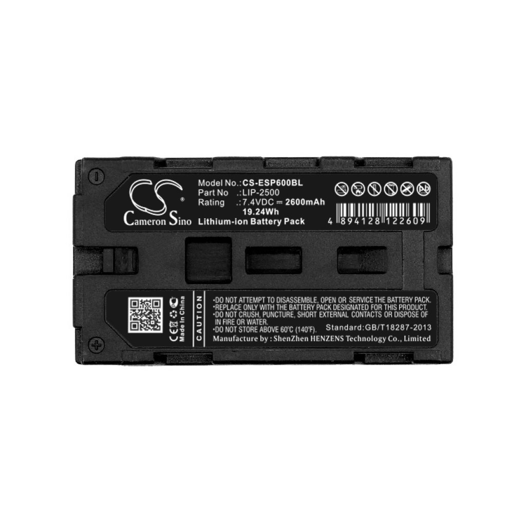 Akut Viivakoodinlukijan akku CS-ESP600BL