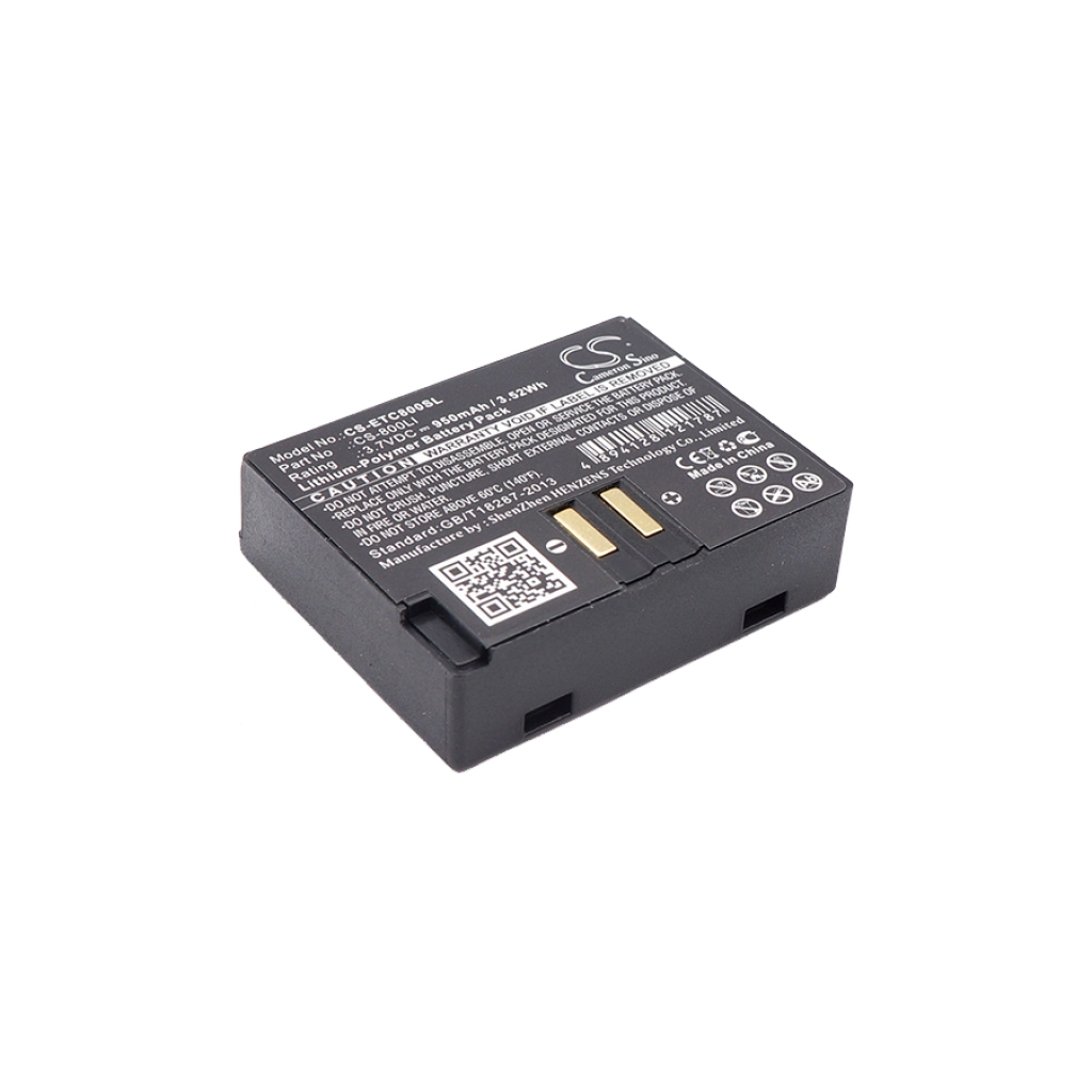 Yhteensopiva akun vaihto Eartec CS-800LI