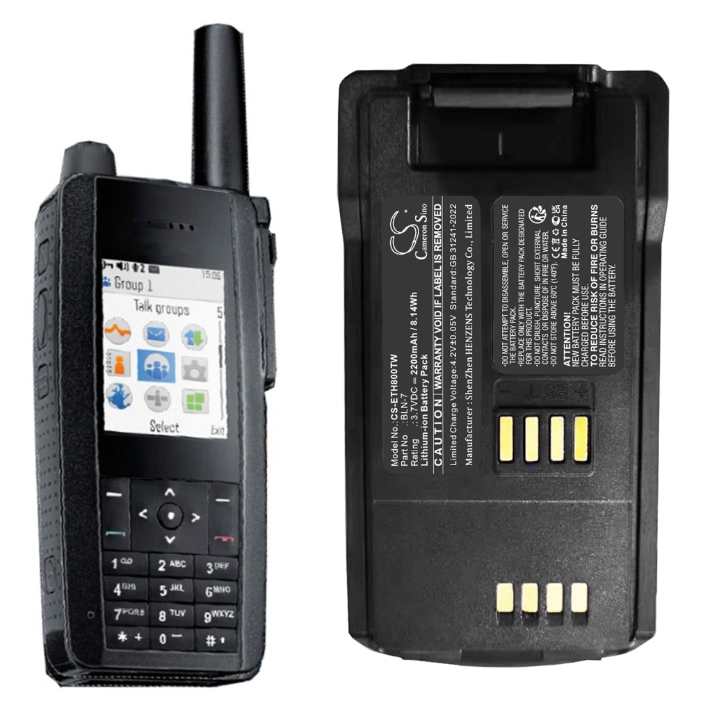 Kaksisuuntaisen radion akku EADS CS-ETH800TW