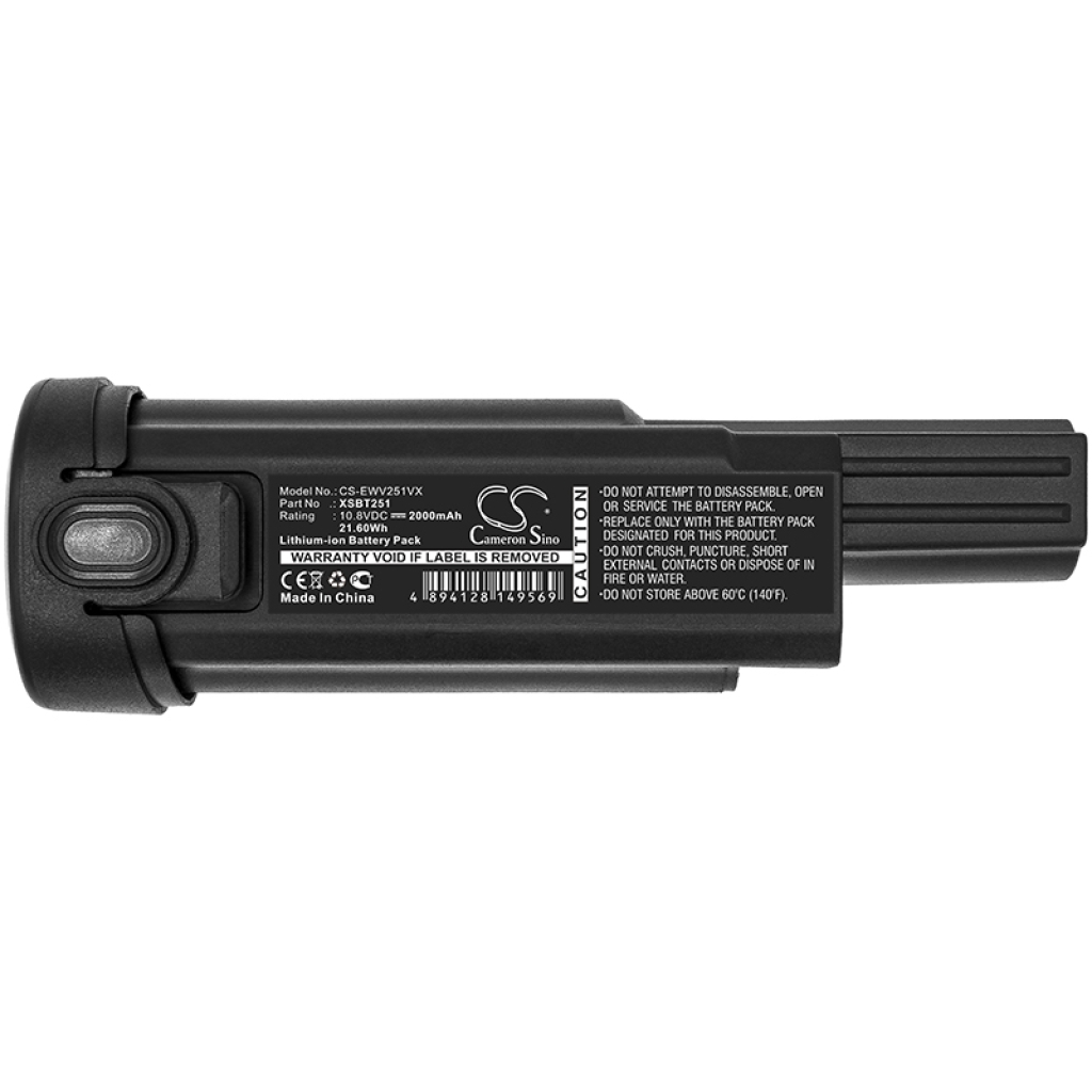 Yhteensopiva akun vaihto Shark XSBT251,XSBT251EU