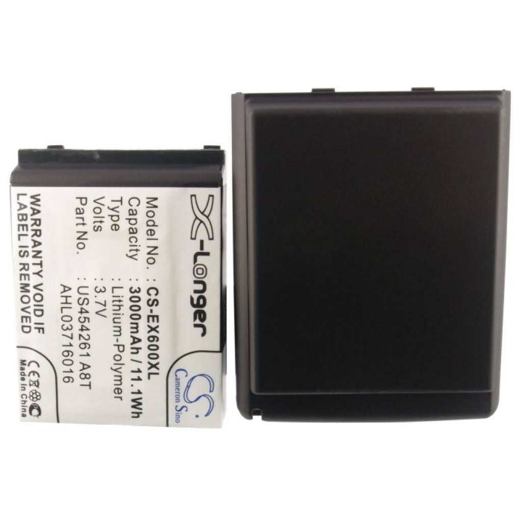 Akku yhteensopiva E-TEN CS-EX600XL