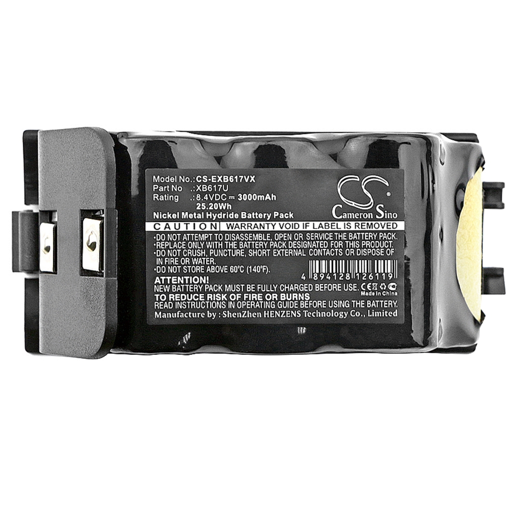 Yhteensopiva akun vaihto Shark XB617U