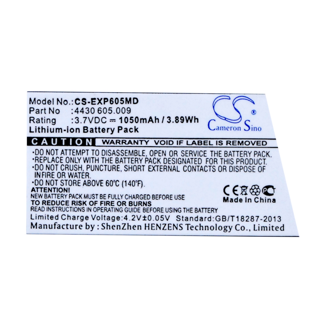 Yhteensopiva akun vaihto Eppendorf 4430 605.009