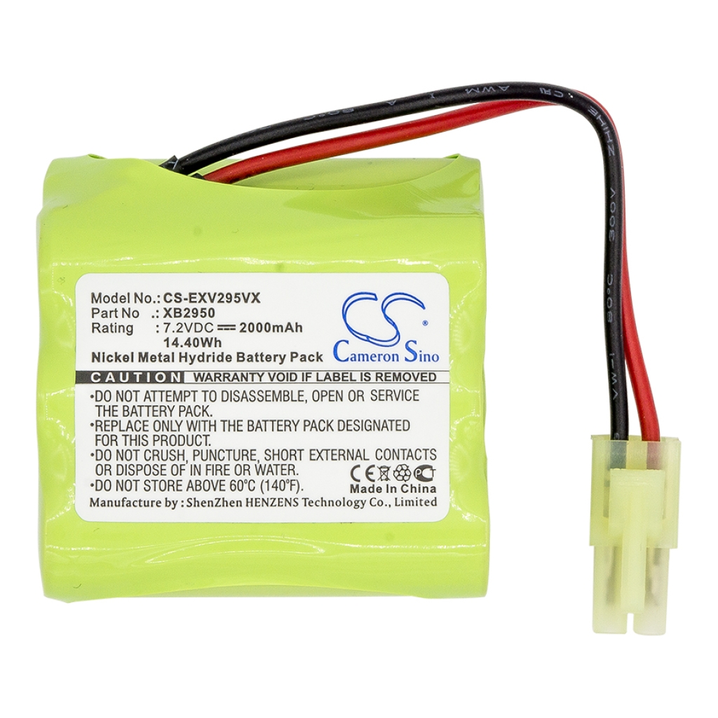 Yhteensopiva akun vaihto Shark XB2950