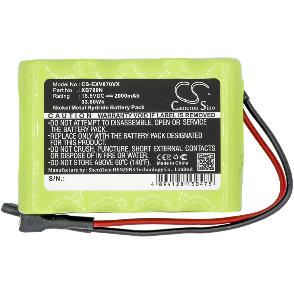 Yhteensopiva akun vaihto Shark XB780N
