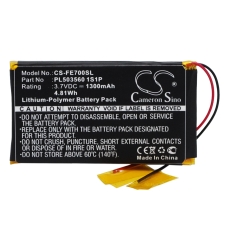 Yhteensopiva akun vaihto Fiio PL503560 1S1P