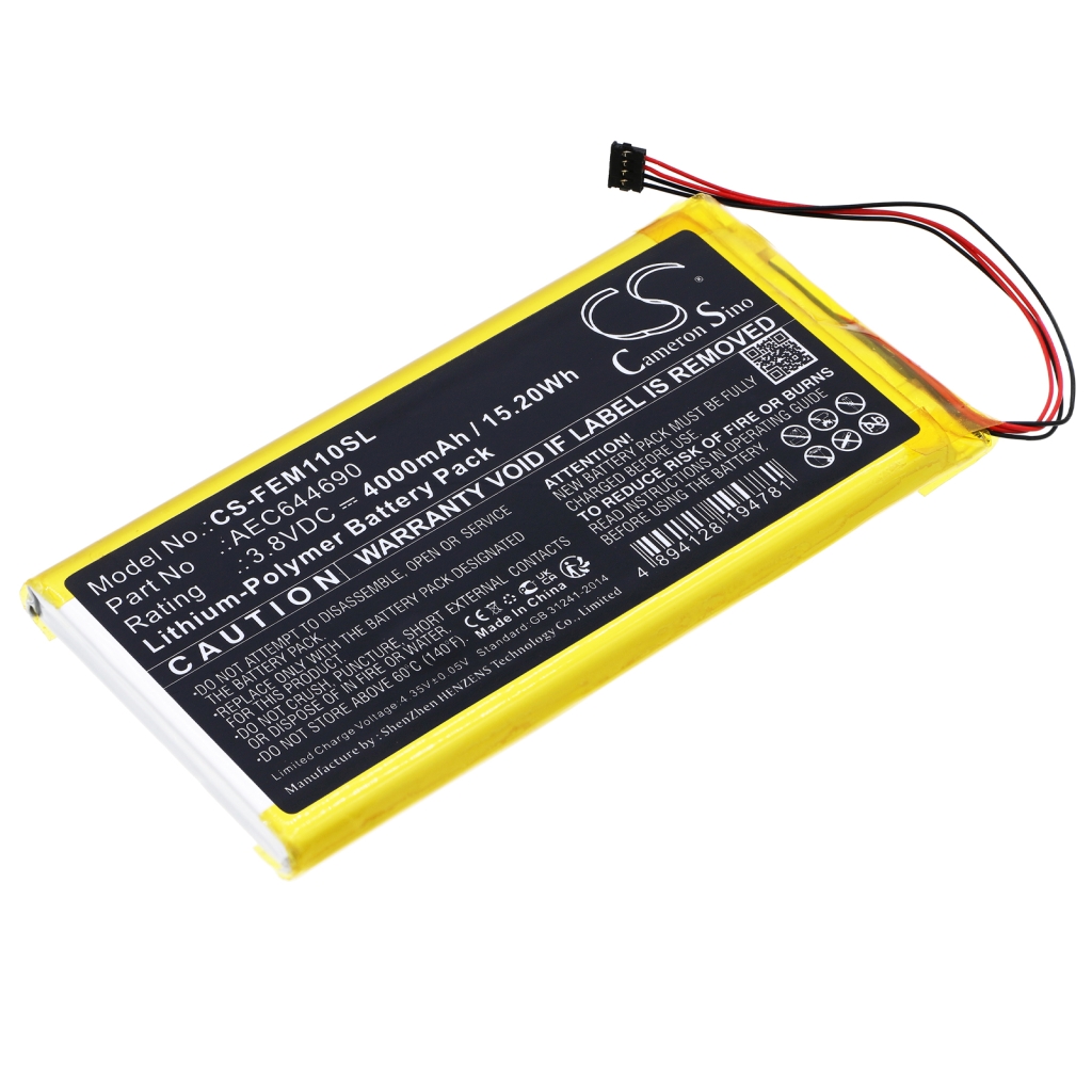 Yhteensopiva akun vaihto Fiio AEC644690