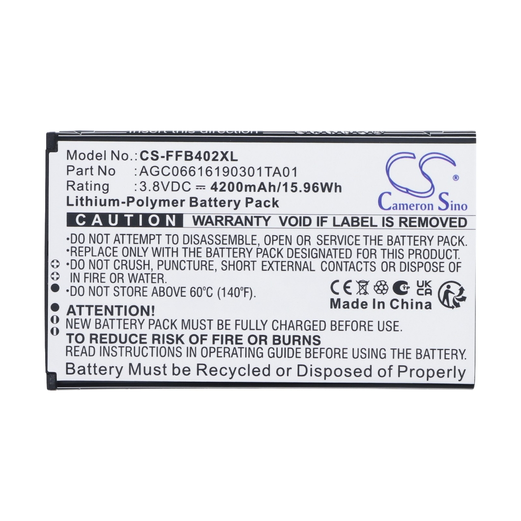 Battery compatible with Famoco CS-FFB402XL