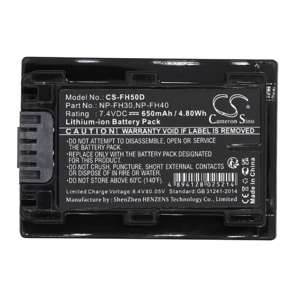 Akut Kameran akku CS-FH50D