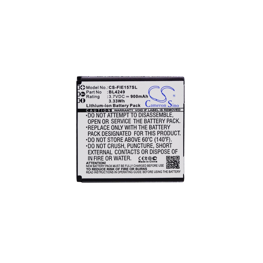 Yhteensopiva akun vaihto Fly BL4249