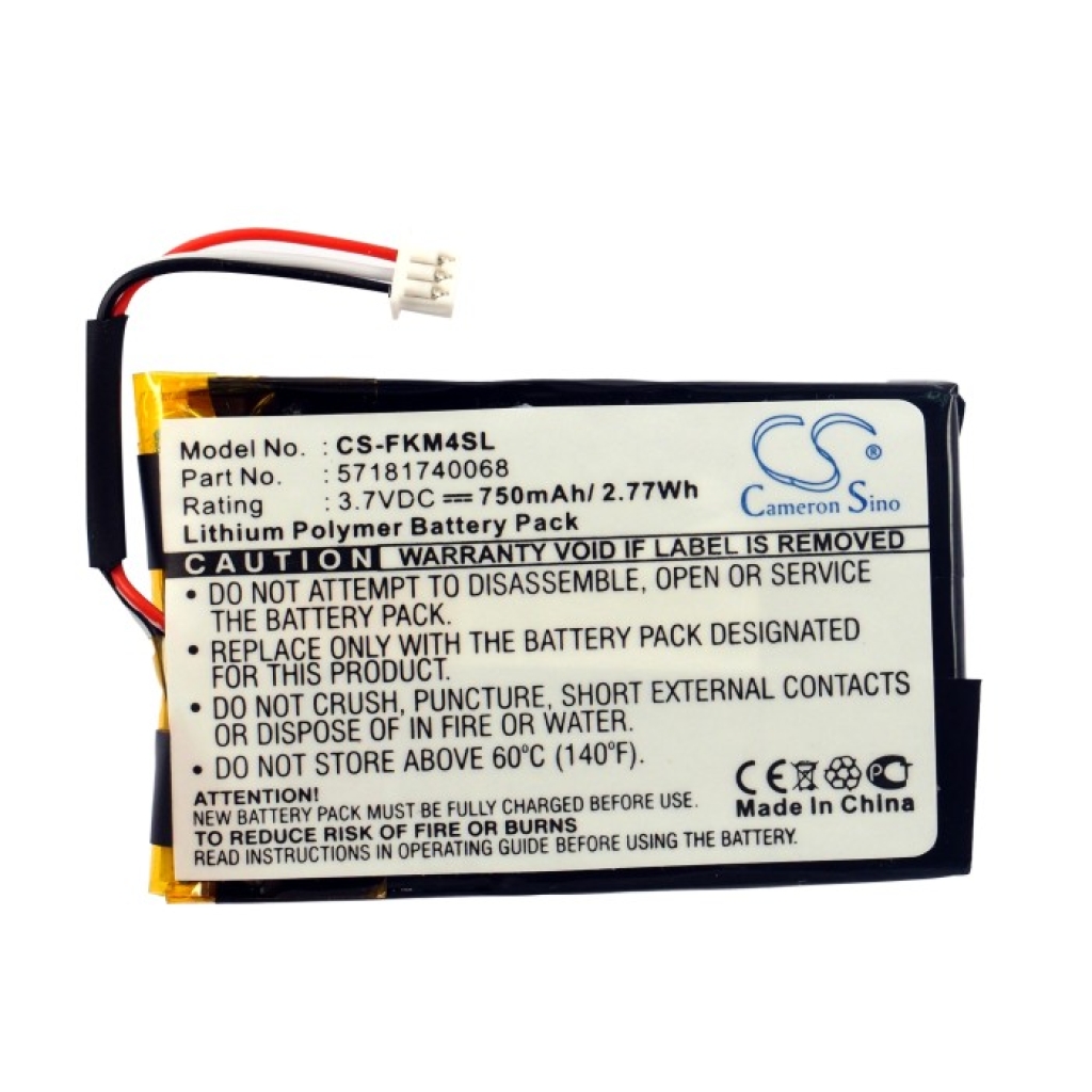 Akut GPS, Navigaattorin akku CS-FKM4SL