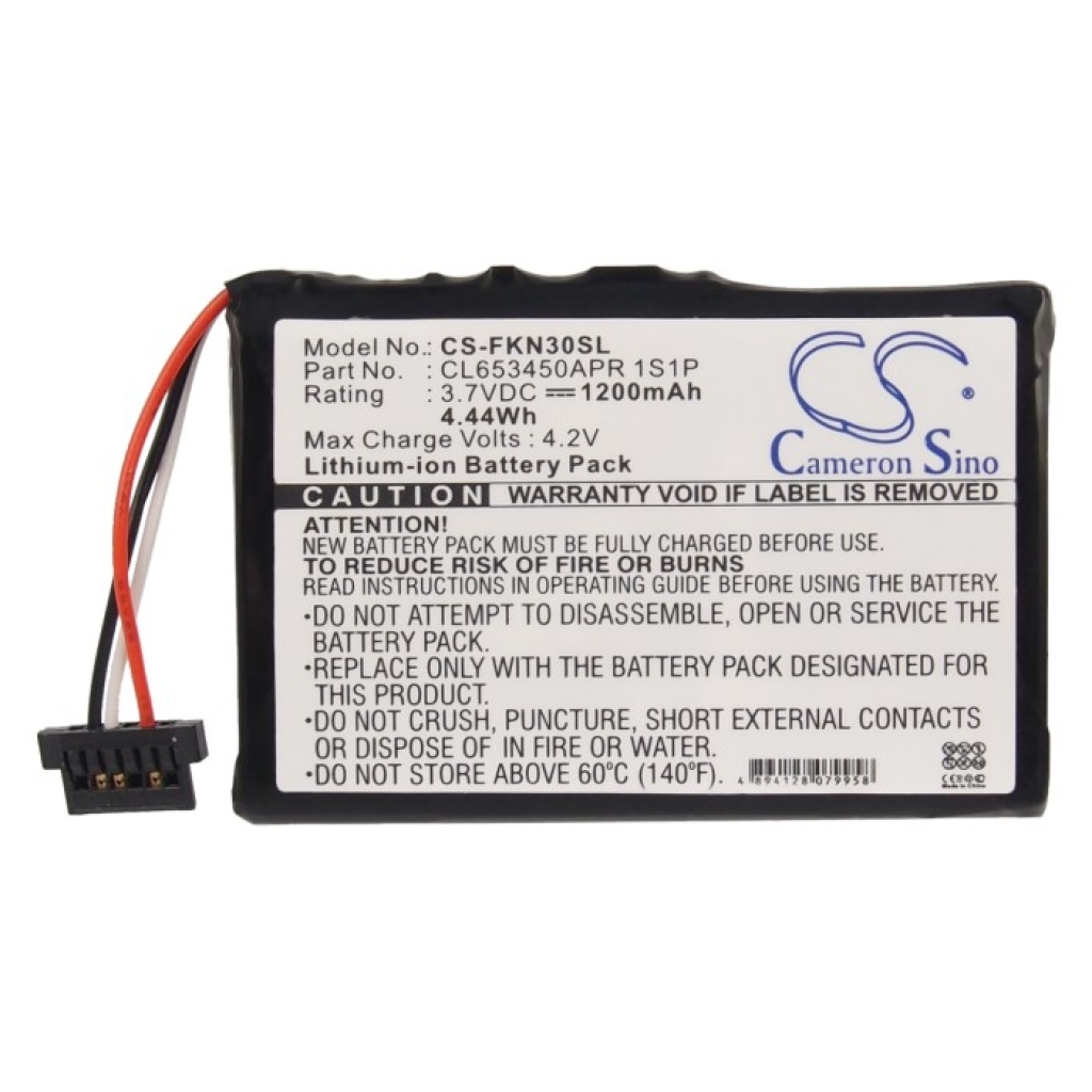 GPS, Navigaattorin akku FALK N40 (CS-FKN30SL)