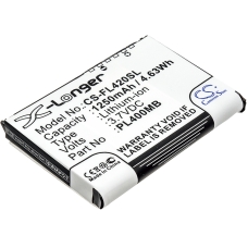 Yhteensopiva akun vaihto FUJITSU 10600405394,PL400MB,PL400MD,PL500MB,PZX65...