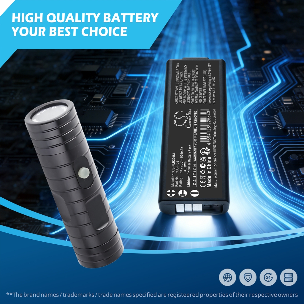 Battery compatible with Firefighter