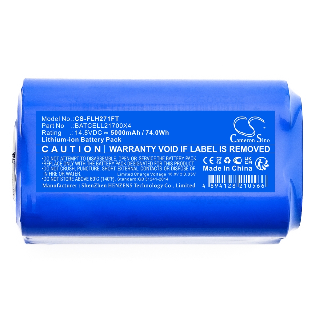 Valaistusjärjestelmän akku Bigblue CS-FLH271FT