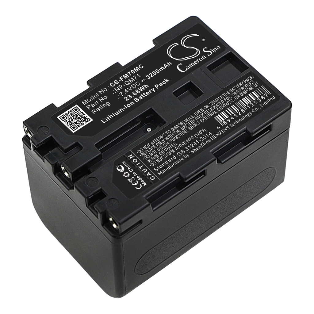 Akut Kameran akku CS-FM70MC