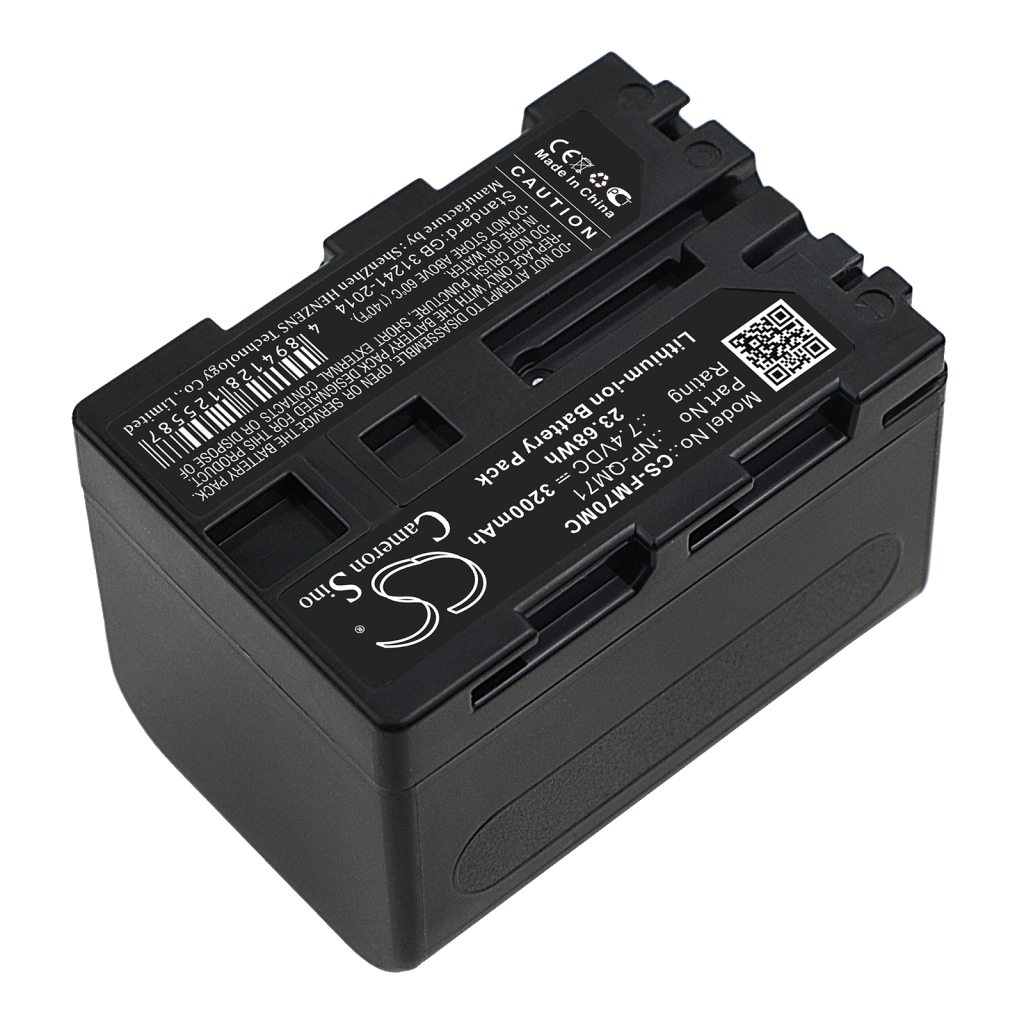 Akut Kameran akku CS-FM70MC